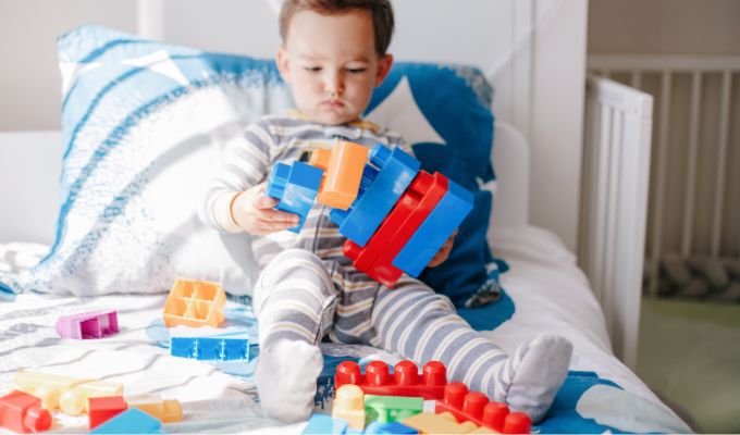 toddler learning with educational toy